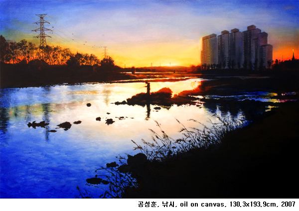 공성훈, 낚시, oil on canvas, 130.3x193.9cm, 2007