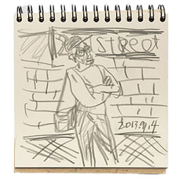 서용선 스케치북(뉴욕), 17.8X17.8cm, 2013