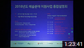 2018년도 예술분야 지원사업 통합설명회_사업설명회 전체