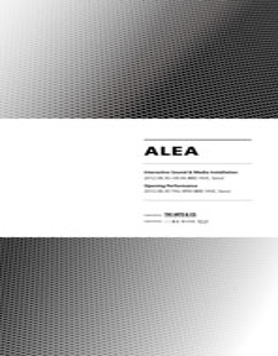 [ ALEA 알레아] 인터랙티브 사운드 &amp; 미디어 인스톨레이션