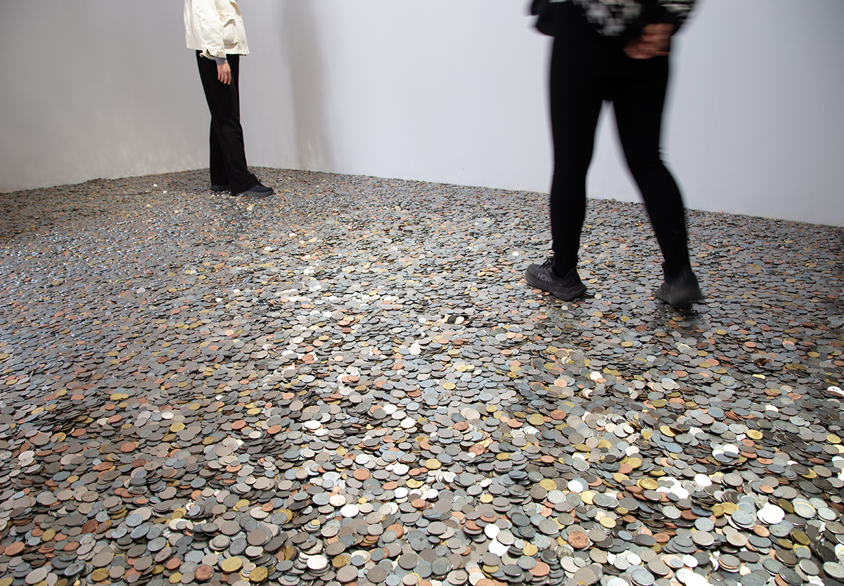 Kiwon Park, Dialogue, 2022, mixed media, dimensions
                  variable. Provided by Bf. photograph by Hyunjung Kwon.